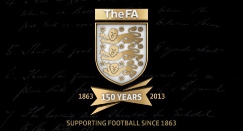 The FA's 150 year anniversary crest by Designroom Sport 