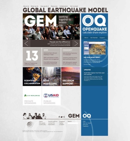 Web page template