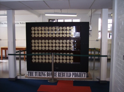 Alan Turing's Bombe code-breaking device at Bletchley Park