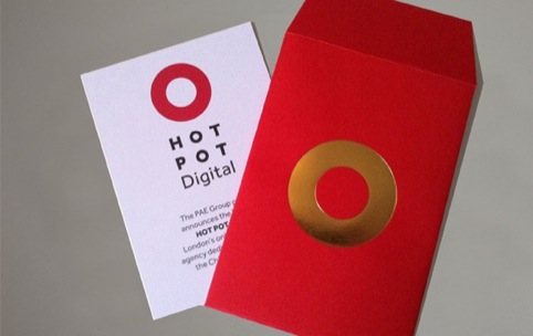 The circular motif is used across communications