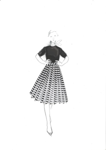 Eley Kishimoto Centre Point skirt design