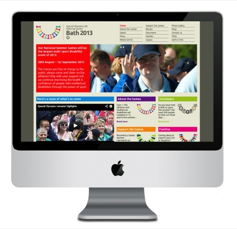 The new 2013 Special Olympics website