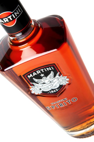 The heavier 'masculine' Spirito bottle