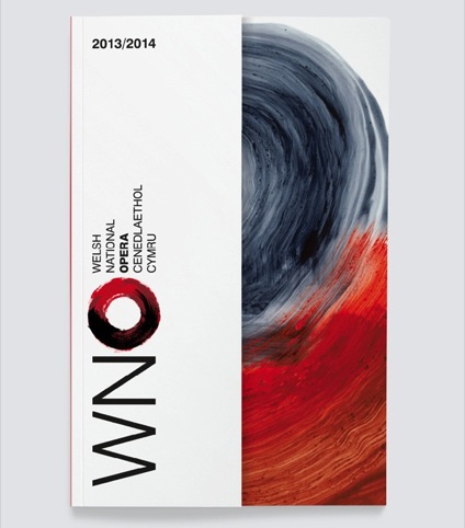 The new season book cover, featuring Hodgkin's work