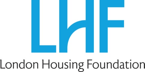 The new London Housing Foundation identity designed by John Spencer