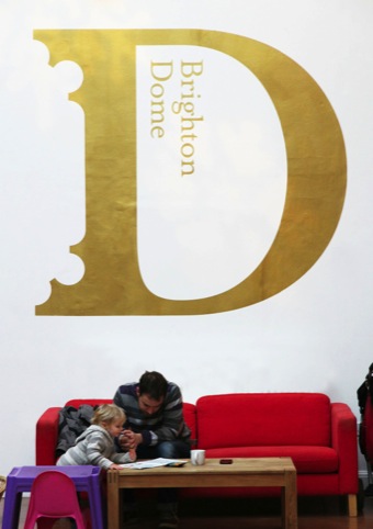 The Brighton Dome brand applied