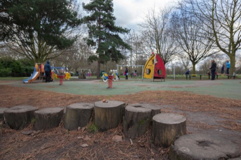 Play Fighting Wandsworth Common, London 2013