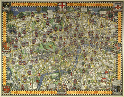 Wonderground, 1914. Produced for the London Underground Railway Company.