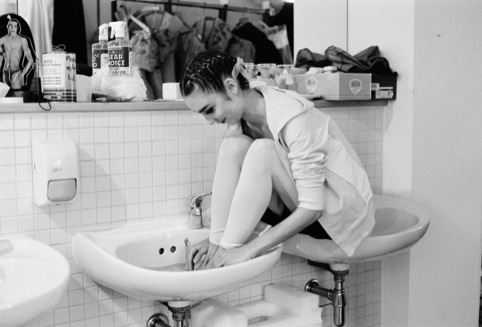 Ballerina in Sink, Royal Opera House, London, 2004.
