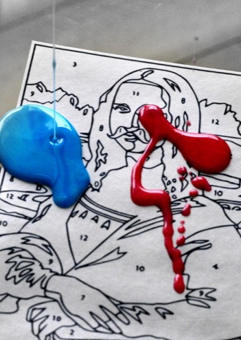 Paint a Mona Lisa by numbers. Then eat her.
