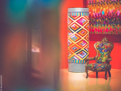 Kaffe Fassett-designed furnishings