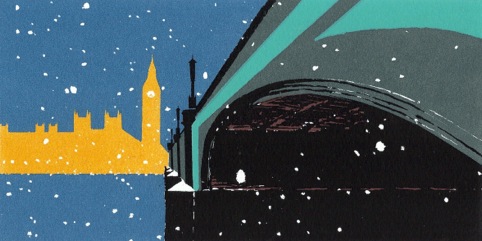 Nicola Styan, Night Time 20/02/13., screen print