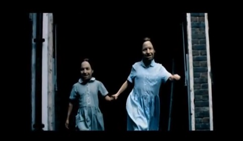 A still from Aphex Twin's Come to Daddy video, by Chris Cunningham