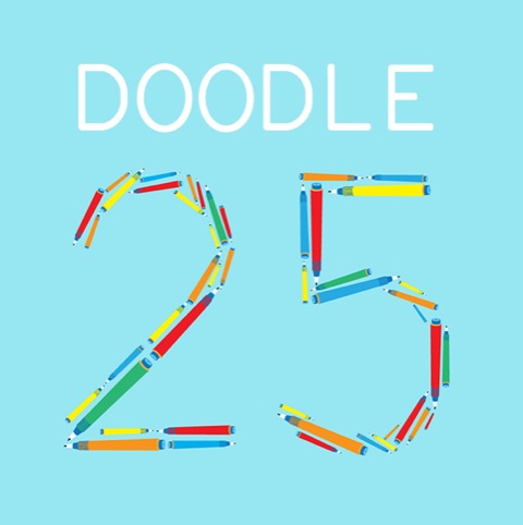 Doodle 25 logo