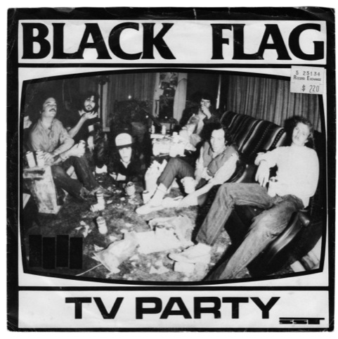 Black Flag, TV Party, SST Records, Photography Glenn E Friedman, 1985 