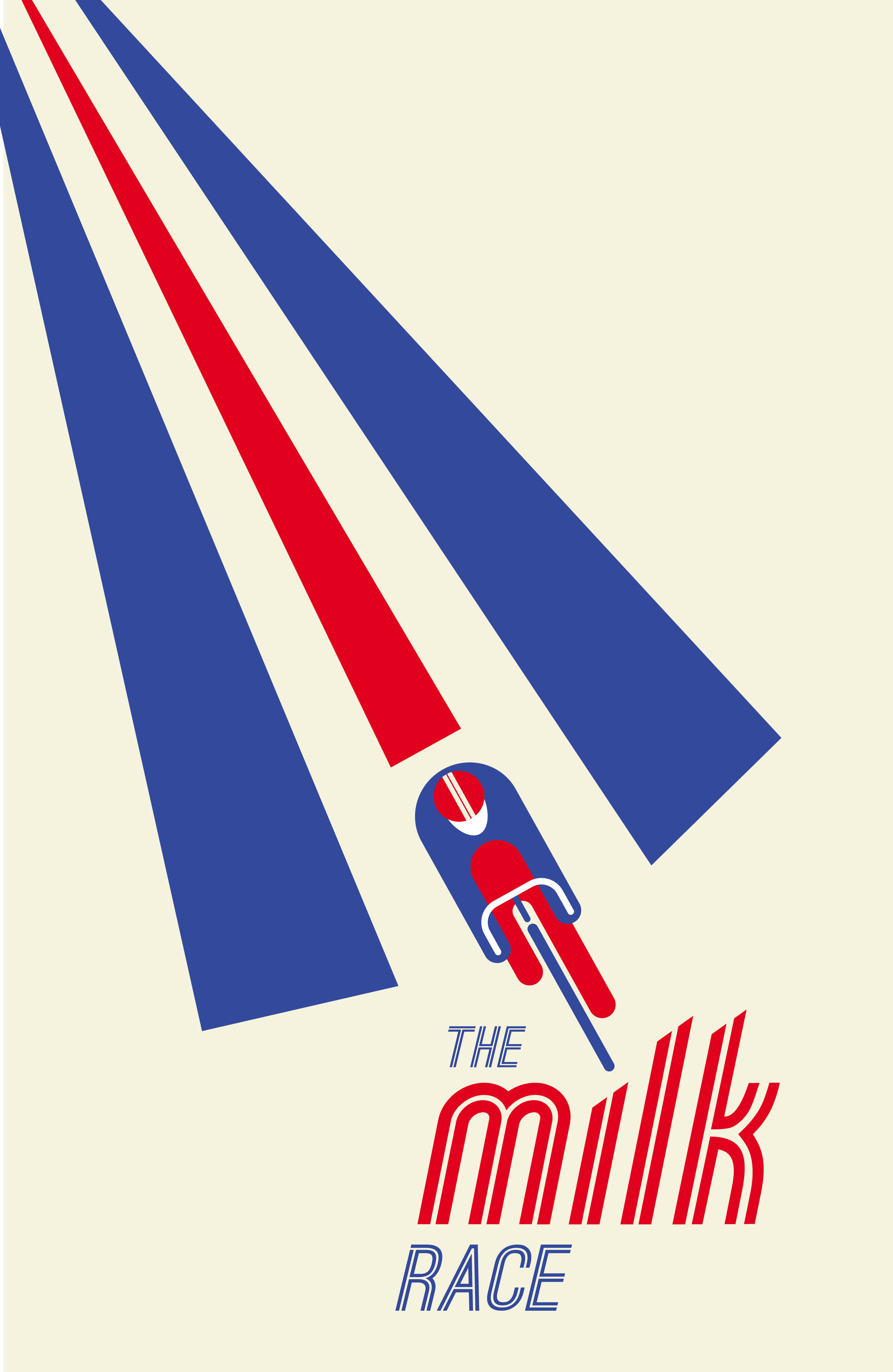 The Milk Race identity designed by Kindred Agency