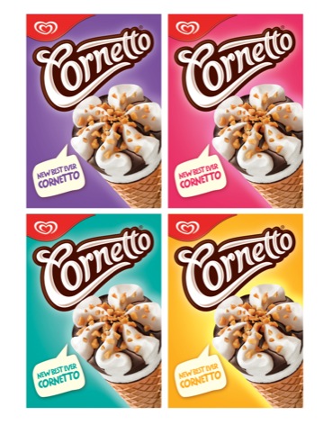 Cornetto designs by Carter Wong