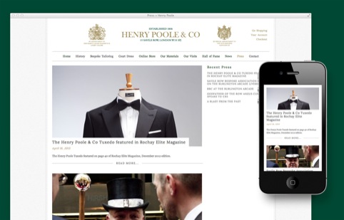 Henry Poole website