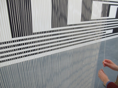 Live monochrome weaving will take place for the duration of the show