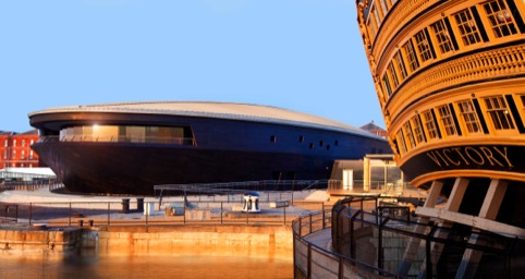 The new Mary Rose Museum has been designed by Wilkinson Eyre Architects and Pringle Brandon