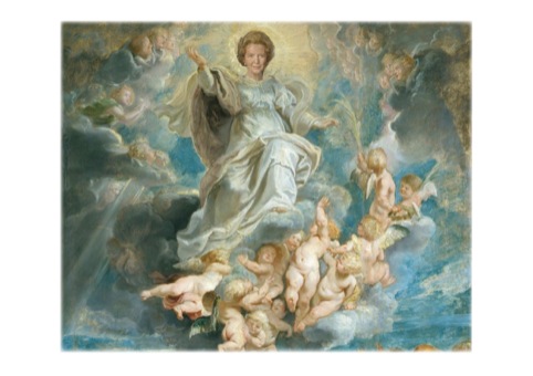 Maggie in Heaven (after the Assumption of the Virgin Mary)