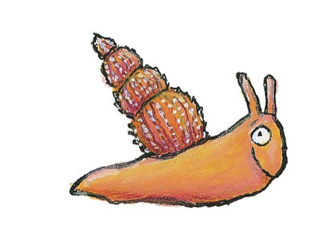 The Snail from TSATW, Axel Scheffler courtesy of Macmillan