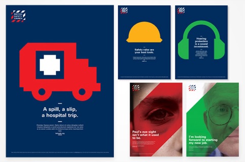 British Safety Council campaign imagery