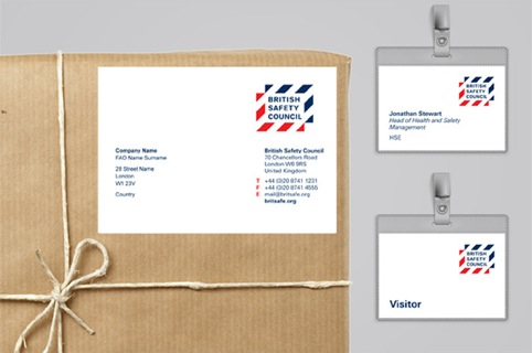 British Safety Council printed collateral