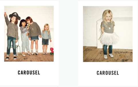 Carousel press cards