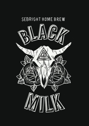 Sebright Home Brew Black Milk design by Vagabond Tattoos