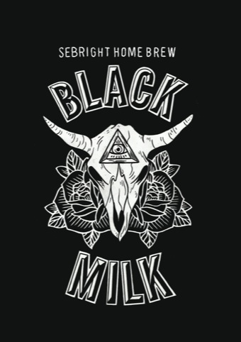 Sebright Home Brew Black Milk design by Vagabond Tattoos 