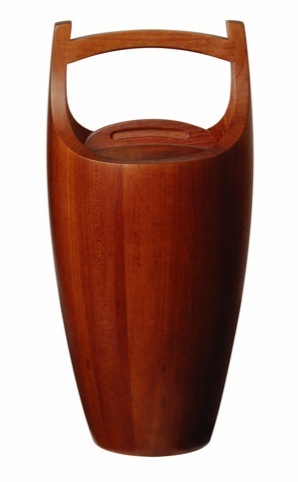 Teak ice bucket 