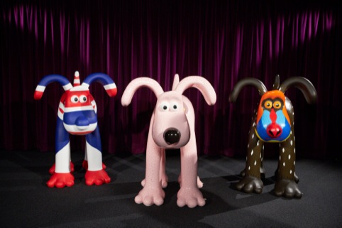 Martin Band's Union Jack design, Harry Hill's 'bald' Gromit, artist Vivi Cuevas' baboon-inspired creation