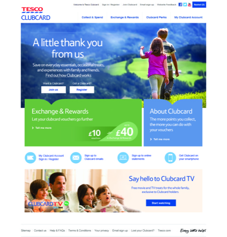 Clubcard site