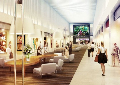 Plans for the new Mailbox centre Harvey Nichols store