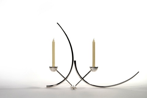 Silver Candlestick by Brett Payne