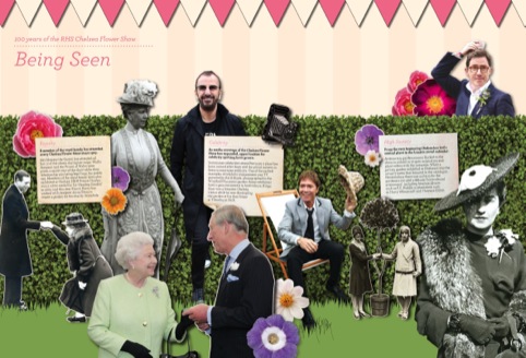 Cog's panels mark 100 years of the Chelsea Flower Show