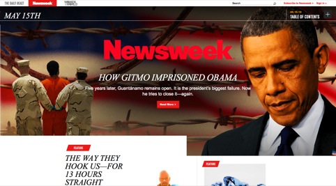 The new Newsweek front page