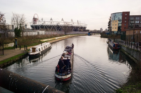 Ben's narrowboat, London