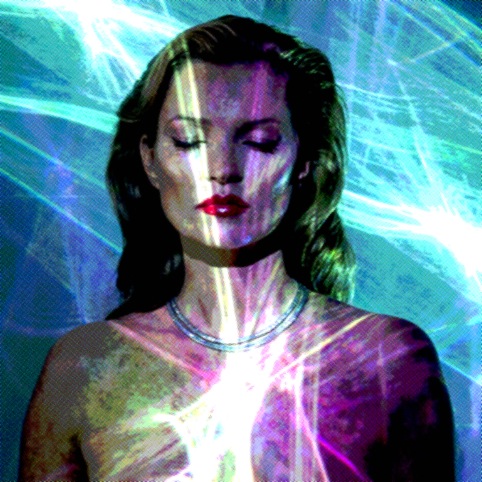 Shes Light (Laser), 2013 by Chris Levine in collaboration with Charlotte Tilbury