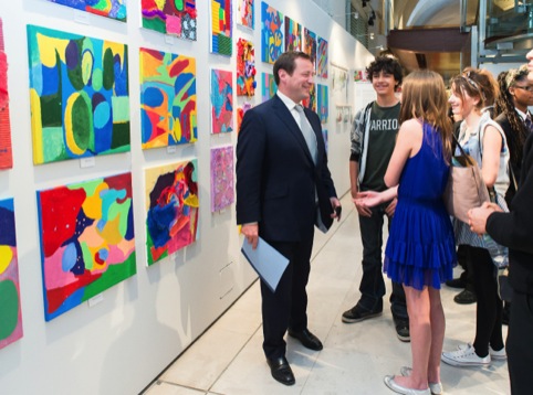 Culture Minister Ed Vaizey at last year's Summer Show