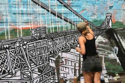 Clifton Suspension Bridge, Upfest 2011