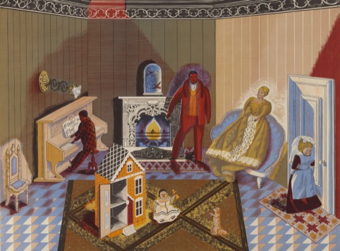 Edward Bawden, The Dolls at Home, 1947