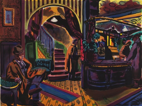 George Hooper, Hotel Entrance, c. 1946-7