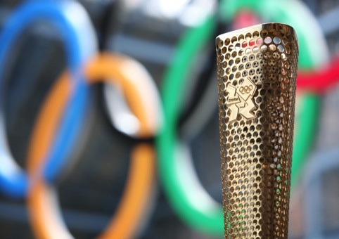 The Barber Osgerby-designed Olympic Torch