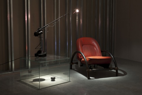 In Reverse Installation Image showing Aerial Light (1981) and The Rover Chair (1981)