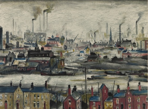 L.S. Lowry, Industrial Scene, c.1946-7