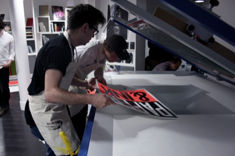 Marcroy Smith from People of Print in action