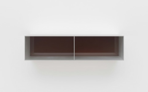 Untitled (Menziken 88-63), 1988 Anodized aluminum clear with brown Plexiglas