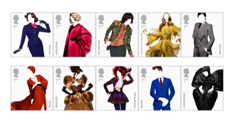 Great British Fashion Stamps